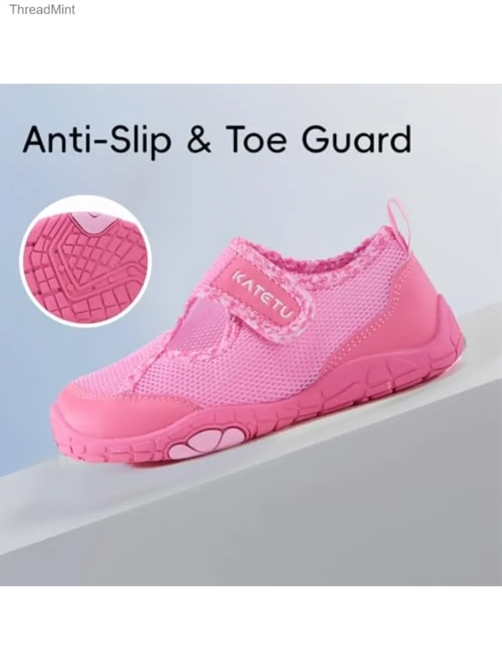 Kids Closed Toe Water Sandals Breathable Mesh Non-Slip Toddler Summer Beach